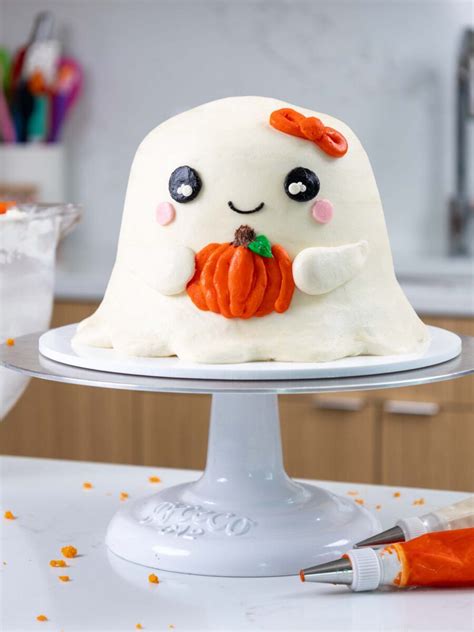 Ghost Cake Easy Design W Step By Step Tutorial