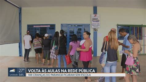 Vídeo 188 Alunos Do Paranoá Ficam Sem Aula Df1 G1