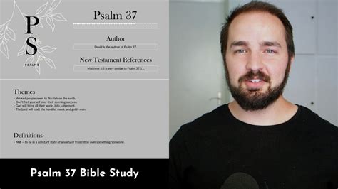 Psalm 37 Summary 5 Minute Bible Study — 2belikechrist