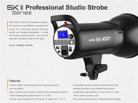 SKII Series Product GODOX Photo Equipment Co Ltd