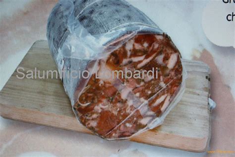 Tuscan Salami Soprassata Italy Salumificio Lombardi Price Supplier Food