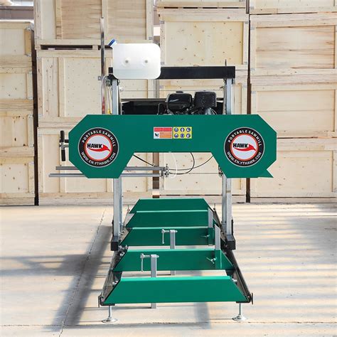 Portable Band Sawmill Log Saws Horizontal Circular Wood Cutting Saw