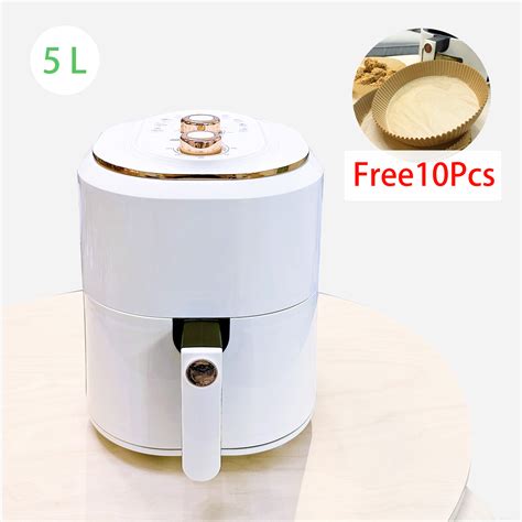 Powerph Air Fryer 5l 55l 75l White Household Multi Functional Oil