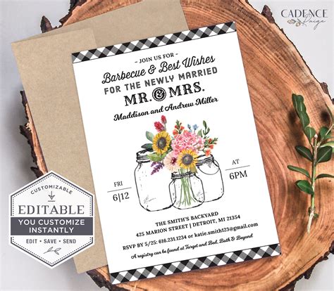 Southern Barbeque Invitations