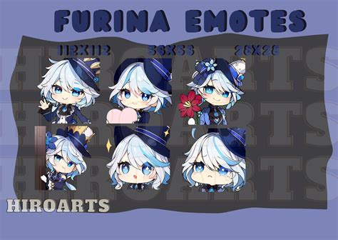 Genshin Impact Furina Emote Package Genshin Impact Furina - Etsy Australia