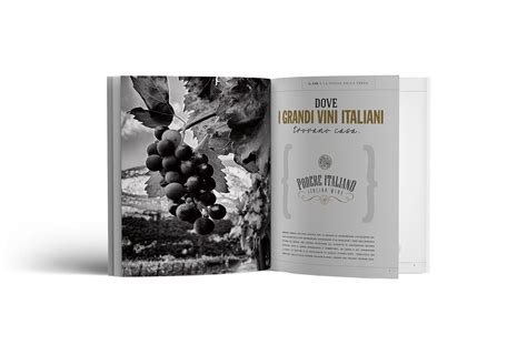 Brochure Design Podere Italiano Italian Wine On Behance