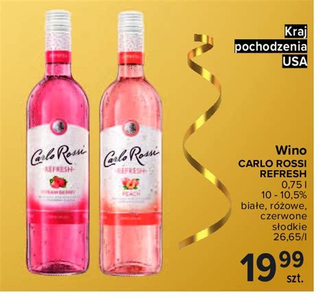 Wino Carlo Rossi Refresh Mixed Berry Cena Promocje Opinie Sklep