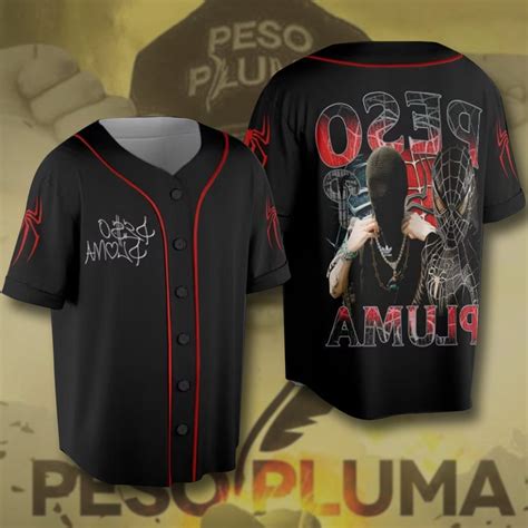 Personalized Peso Pluma Baseball Jersey Peso Pluma Music Etsy