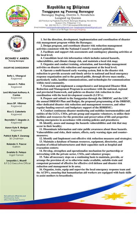 Executive Order Barangaybagbag