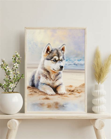 Siberian Husky Art Print Husky Print Husky Painting Dog - Etsy