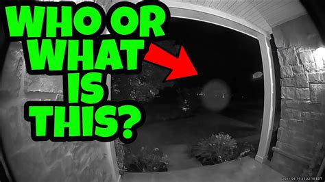 Did We Catch A Ghost Or Spirit Orb On The Ring Doorbell Camera Youtube