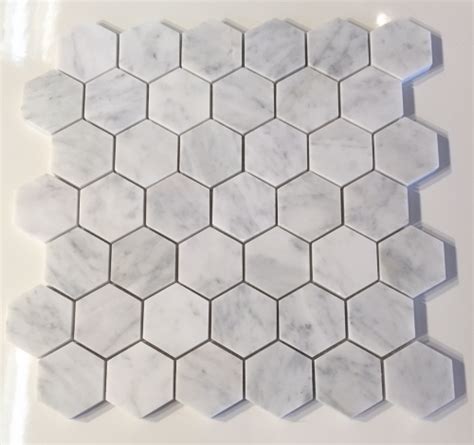 Beginyan S Tile Carrara White Polish Marble Hexagon