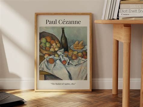 The Basket of Apples Paul Cezanne Famous Painting Painting - Etsy