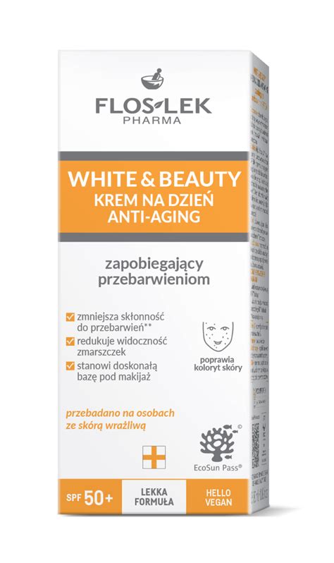 Floslek White Beauty Krem Na Dzie Anti Aging Zapobiegaj Cy