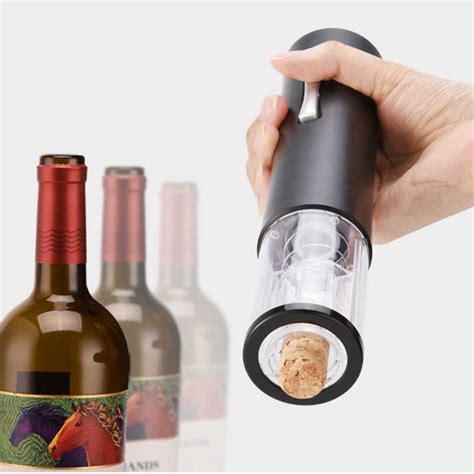 Jual Alat Bottle Opener Buka Pembuka Tutup Botol Wine Otomatis Elektrik