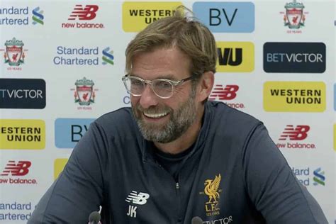 Video Jurgen Klopp Pre Match Press Conference Bournemouth Vs