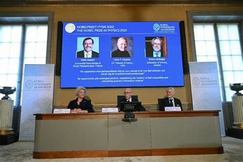 Prix Nobel 2022 Trois Scientifiques Dont Un Français Récompensés