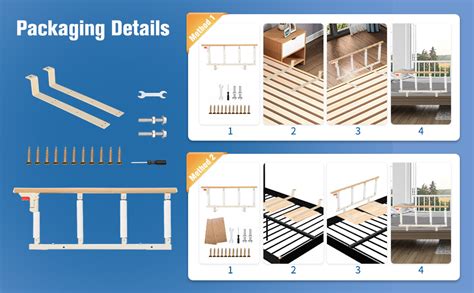 Hlieeosfcn Bettgitter Bettgitter für Ältere Faltbare Rausfallschutz