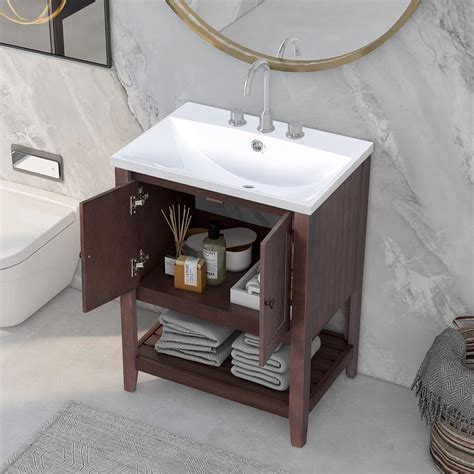 Amazon Harper Bright Designs 24 Bathroom Vanity With Sink Free