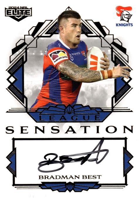 Nrl Elite White League Sensations Signature Lsw Bradman Best