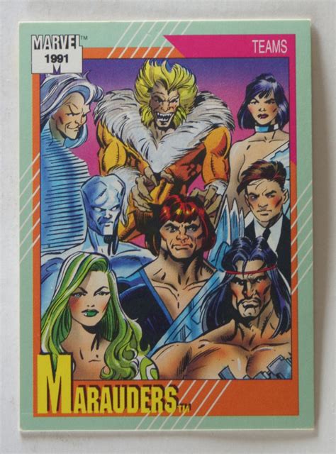 Marvel Universe Series Base Trading Card Marauders A