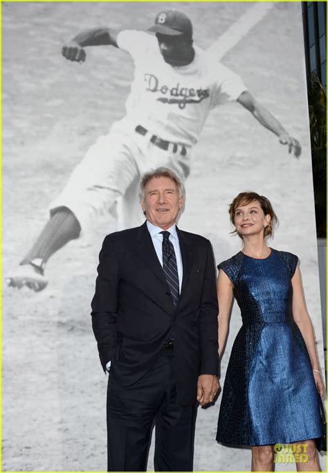 Harrison Ford And Calista Flockhart 42 Hollywood Premiere Photo