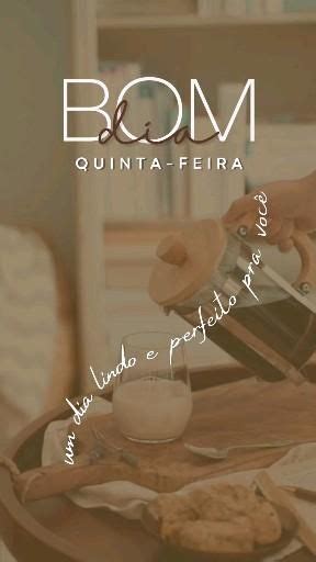 Bom Dia Quinta Feira Frase Minimalista Story De Instagram Templates