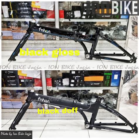 Jual Frame Sepeda Lipat 20 Fnhon Blast Discbrake Black Frame Seli