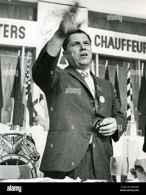 JIMMY HOFFA as General President of the US Teamsters Union about 1974 Stock Photo - Alamy