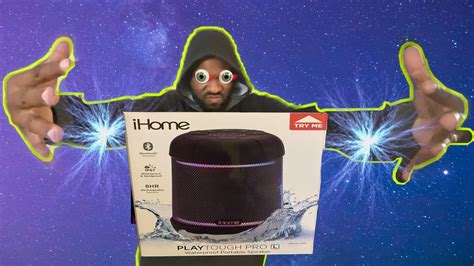 New Ihome Play Tough Pro Wireless Bluetooth Speaker With Twin Drivers