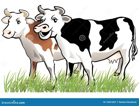 Happy Cows.Clip-Art. Cartoon Vector Illustration | CartoonDealer.com #68751182