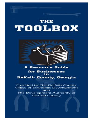 Fillable Online Web Co Dekalb Ga Toolbox Brochure Web Co Dekalb Ga