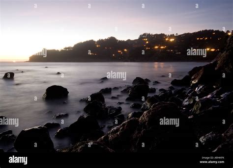 Muir Beach, California at sunset Stock Photo - Alamy