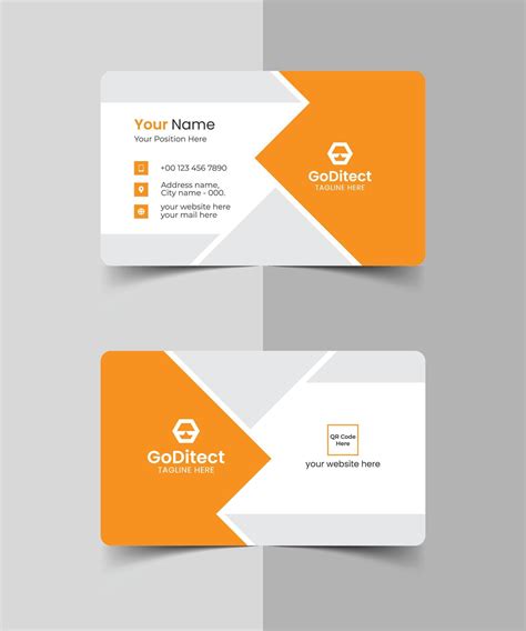 free business cards templates 10854264 Vector Art at Vecteezy