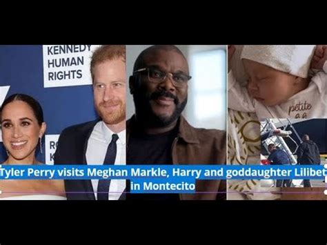 Tyler Perry Visits Meghan Markle Harry And Goddaughter Lilibet In