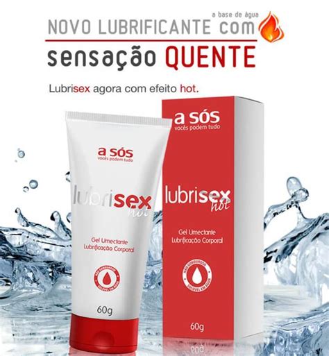 Gel Lubrificante A Sós Lubrisex Hot Aquecimento Beleza na Web