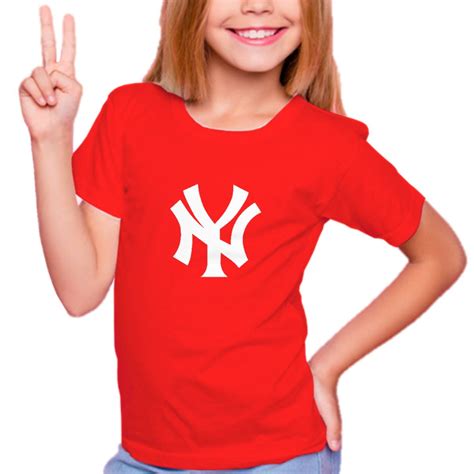 Camiseta Ny New York Adulto E Infantil Elo