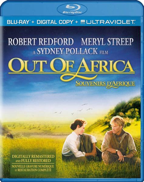 Out Of Africa Blu Ray Digital Copy Ultraviolet Blu Ray