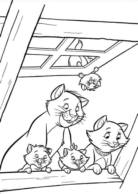 Coloriage Disney Les Aristochats T L Charger Et Imprimer Gratuit Sur