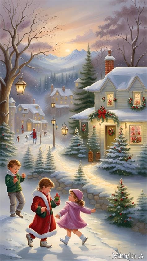 Pin by FLORENCE POIRIER on Fêtes de noël Beautiful christmas scenes