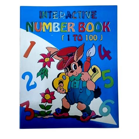 ukg    interactive number book english   price