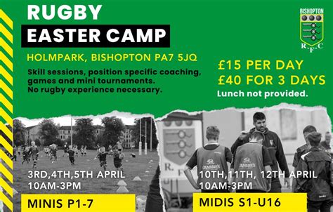 Easter Rugby Camp Bishopton Rugby