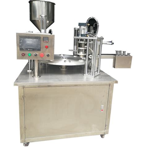 Automatic Rotary Cup Filling And Sealing Machine