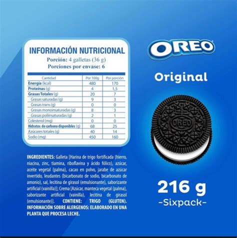 Oreo Galleta De Chocolate Rellena Sabor Vainilla Pack Cuotas Sin