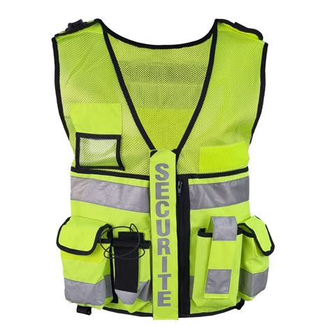 CHASUBLE SECURITE JAUNE United Equipement