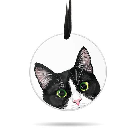 Black Cat Ornament Etsy