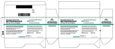 Metronidazole Injection Fda Prescribing Information Side Effects And