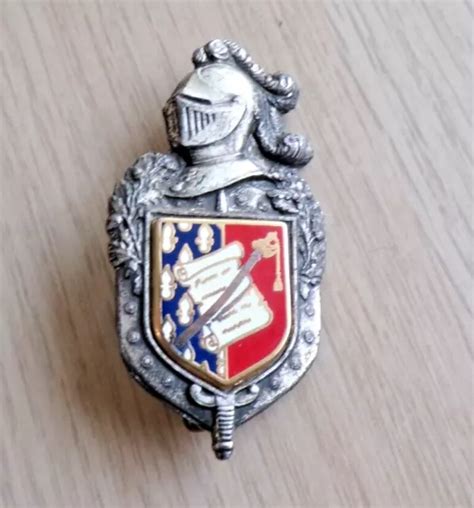 ORIGINAL MILITAIRE INSIGNE De Gendarmerie Ecole D Officiers Ballard