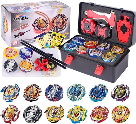 Amazon AIBREAY Bey Battling Top Burst Gyro Toy Set 12 Spinning