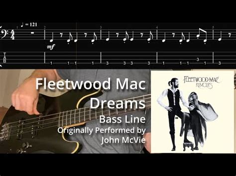 Fleetwood Mac Dreams Bass Line W Tabs And Standard Notation YouTube